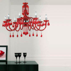 Светильник потолочный подвесной Masiero MILORD 8 VV Rosso MILORD