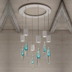 Светильник потолочный подвесной Masiero ANIMA PL6 Eclettica