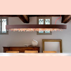 Потолочный подвесной светильник Masiero OLA S4 OV 100 BRONZE ECLETTICA