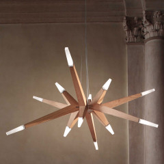 Светильник потолочный подвесной Masiero FLASHWOOD S12 140 Eclettica