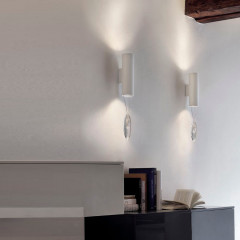 Накладной настенный светильник Masiero ANIMA A2 ARGENTO Eclettica