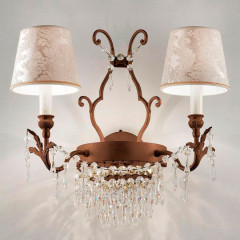 Накладной настенный светильник Masiero GLASSE_A2_1_G01 CLASSICA