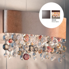 Накладной настенный светильник Masiero OLA A1 OV 30 BRONZE ECLETTICA