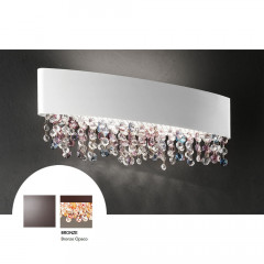 Накладной настенный светильник Masiero OLA A2 OV 70 BRONZE ECLETTICA