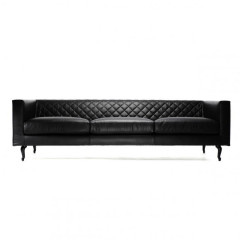 Диван Moooi MOSBT3XNK-C22 + MOSBTPINK-C22 + MOSBT-LG-TO schwarz Boutique 3-Sitzer Leather