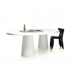 Стол Moooi MOTCWO2615Z + 2 x MOTCFP0074W CONTAINER OVAL 261