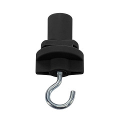 Крюк для 3-фазного шинопровода SLV 175190 S-Track, черный