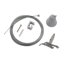 Подвес для 3-фазного шинопровода SLV 175174 S-TRACK, 5 м, серебристый