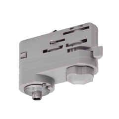 Адаптер электрический для 3-фазного шинопровода SLV 175204 S-TRACK, серебристый