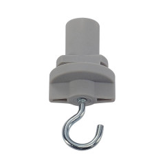 Крюк для 3-фазного шинопровода SLV 175194 S-TRACK, серебристый
