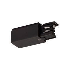 Левосторонний подвод питания 1 для 3-фазного шинопровода SLV 175040 S-TRACK, черный