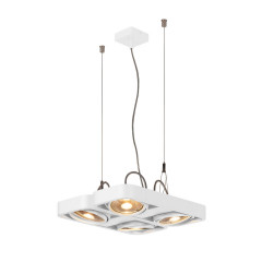 Подвесной светильник SLV 159231 AIXLIGHT R2 SQUARE QPAR111, белый