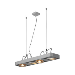 Подвесной светильник SLV 159224 AIXLIGHT R2 LONG QPAR111, серебристый