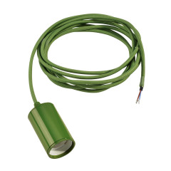 Светильник подвесной SLV 132655 FITU E27 PD, без основания, папоротниковый (RAL6025)