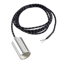 Светильник подвесной SLV 132656 FITU E27 PD, без основания, матированный алюминий