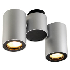 Светильник накладной SLV 151834 ENOLA_B SPOT 2, серебристый, черный