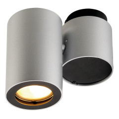 Светильник накладной SLV 151824 ENOLA_B SPOT 1, серебристый, черный