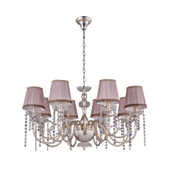 Потолочный подвесной светильник Crystal Lux ALEGRIA SP8 SILVER-BROWN
