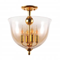 Накладной потолочный светильник Crystal Lux ATLAS PL4 GOLD