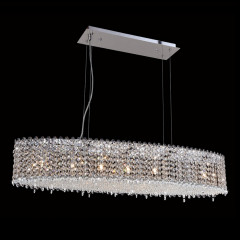 Потолочный подвесной светильник Crystal Lux ETERNIDAT SP7 CHROME