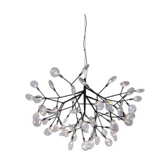 Потолочный подвесной светильник Crystal Lux EVITA SP63 BLACK/TRANSPARENT