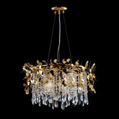 Потолочный подвесной светильник Crystal Lux ROMEO SP6 GOLD D600