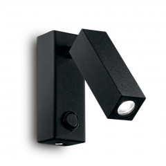 Накладной настенный светильник Ideal Lux PAGE AP1 SQUARE NERO