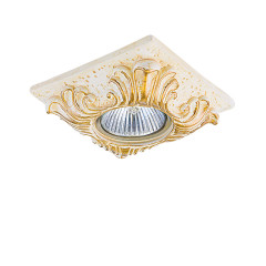 Светильник точечный встраиваемый декоративный с заменяемой ГЛН или LED лампой Lightstar Corinto qua 030404