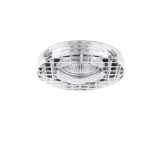Светильник точечный встраиваемый декоративный с заменяемой ГЛН или LED лампой Lightstar Faceto-cr 011611