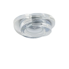 Светильник точечный встраиваемый декоративный с заменяемой ГЛН или LED лампой Lightstar Spira 011622