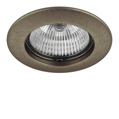 Светильник точечный встраиваемый декоративный с заменяемой ГЛН или LED лампой Lightstar Teso-fix 011071