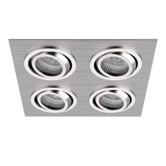 Светильник точечный встраиваемый декоративный с заменяемой ГЛН или LED лампой Lightstar Singo 011604