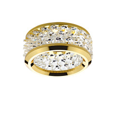 Светильник точечный встраиваемый декоративный с заменяемой ГЛН или LED лампой Lightstar Onora 031802