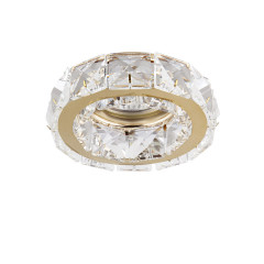 Светильник точечный встраиваемый декоративный с заменяемой ГЛН или LED лампой Lightstar Onda 032702