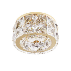 Светильник точечный встраиваемый декоративный с заменяемой ГЛН или LED лампой Lightstar Onda grande 032802