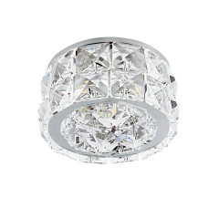 Светильник точечный встраиваемый декоративный с заменяемой ГЛН или LED лампой Lightstar Onda grande 032804