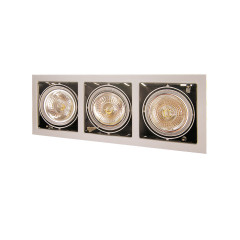 Светильник точечный встраиваемый декоративный с заменяемой ГЛН или LED лампой Lightstar Cardano 214137