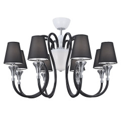 Люстра потолочная Lightstar 809087 Otto, черный