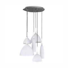 Подвес Lightstar 810160 Agola, хром/белый