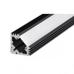 Алюминиевый профиль Arlight 015033 PDS45-T-2000 ANOD Black