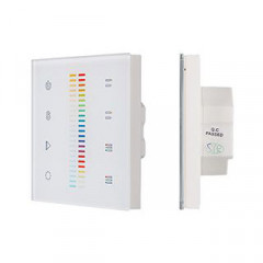 Панель Arlight 021035 Sens SR-2830C-AC-RF-IN White (220V,RGB+CCT,4зоны)