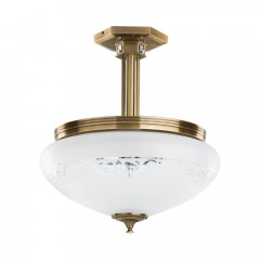 Накладной потолочный светильник KUTEK Decor Swarovski DEC-PL-3 (P) SW