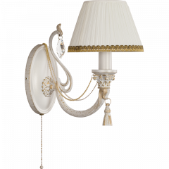 Накладной настенный светильник с абажуром KUTEK Roma (абажур) ROM-K-1 (BZ/A)