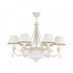 Потолочный подвесной светильник с абажуром KUTEK Roma (абажур) ROM-ZW-6+1 (BZ/A)