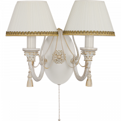 Накладной настенный светильник с абажуром KUTEK Roma (абажур) ROM-K-2 (BZ/A)