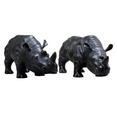 Статуэтка 2 шт Eichholtz Rhinoceros, 109807