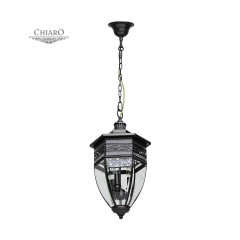 Уличный потолочный подвесной светильник CHIARO Корсо 801010403