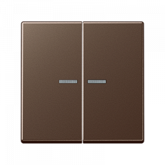 ВКЛючатель 2х-клавишный мокко С/П 0,8mA