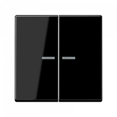 ВКЛючатель 2х-клавишный черный С/П 0,8mA