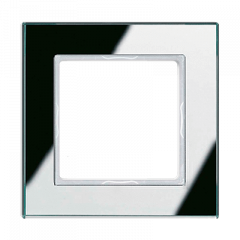 Рамка JUNG A creation стекло серебро - 1 пост